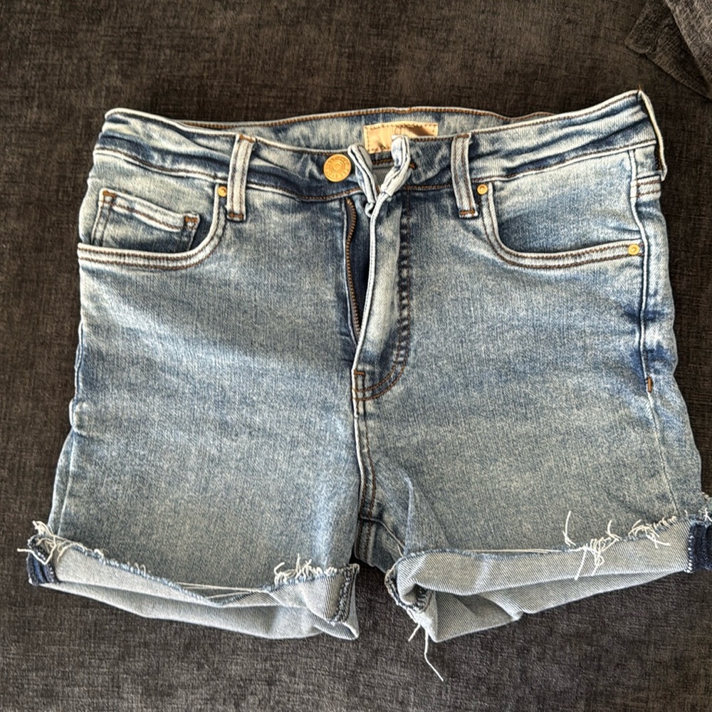 KUT from The Kloth cutoff jean shorts